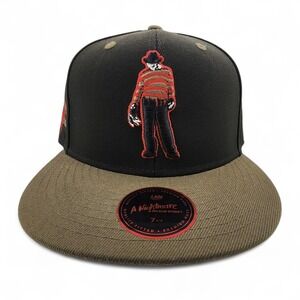 Nightmare On Elm Street Freddy Hat Adult Fitted Size 7 5/8 Springwood‎ High NEW